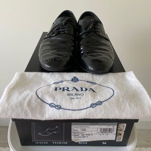 AUTHENTIC Prada Lace Up Oxfords Loafers